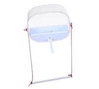 SEWOART 1juego Comedero De Pájaros Transparente con Ventosas Alimentador Interior para Aves Fácil Instalación y Limpieza Diseño y Alta Capacidad para Parques y Jardines