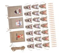 SEWOART 1juego Dibujo De Cuentos Reutilizable Para Almacenamiento De De Navidad Bolsas De Fiesta Para y Sorprendentes