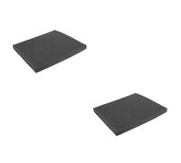 SEWOART 2 Filtros de Esponja Reutilizables para Acuario Esponja Bioquímica de Pequeño Orificio de 50 X 50 Cm Prefiltro para Acuarios de Agua Dulce.