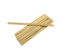 SEWOART 2 Paquetes Palo De Bambú Elegante Parrilla Interrogatorio Jumbo Palitos De Kebab Brocheta Largo Mini Palos Asar Carne Shape Parilla Palitos De Charcutería De Madera