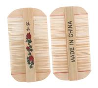 SEWOART 2 Peines De Doble Cara Para El Cuidado De Mascotas Herramienta Para El Cuidado Humano Colador De Pelo De Masajeador Del Cuero Cabelludo Para Mujeres Y Niños