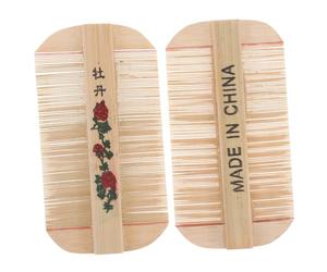 SEWOART 2 Peines De Doble Cara Para El Cuidado De Mascotas Herramienta Para El Cuidado Humano Colador De Pelo De Masajeador Del Cuero Cabelludo Para Mujeres Y Niños