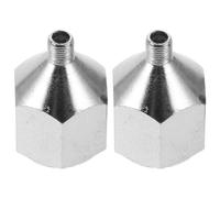 SEWOART 2 Piezas Adaptador de Manguera de Aerógrafo 1/4 a M5 de Aleación Conector Recto Neumático para Compresores de Aire Accesorios para Pintura Flujo de Aire Constante Uso Artístico