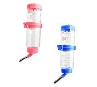 SEWOART 2 Piezas Bebedero para Mascotas Pequeñas Pequeño Bebiendo Conejos Dispensador Mini Botella De Agua De Hámster Botellas De Agua Colgante Agua para Mascotas Bebedor El Plastico