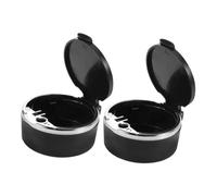 SEWOART 2 Piezas Ceniceros para Coche con Tapa Diseño Polvo para Interior de Vehículo Decorativos y Funcionales Perfectos para Oficina Viaje y Exterior