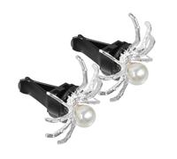 SEWOART 2 Piezas Clip De Ventilación De Araña Decoración Gótica Del Coche Accesorios Góticos Del Coche Accesorios Del Coche De Halloween Tocadiscos Aire Para El Coche Accesorios Brujos