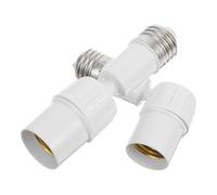 SEWOART 2 Piezas Convertidor E27 Adaptador Portalámparas Flexible Extensible Tubo Ajustable para Lámparas Led, Extensor de Enchufe para Iluminación en Hogar y Proyectos Eléctricos