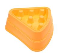 SEWOART 2 Piezas Cuenco para Perro de un Solo Cuenco Pet Feeder Dog Bowl Cat Bowl Mascota alimento comedero Lento Bol aumentó tazón de alimentación Accesorios para Perros páginas Yellow