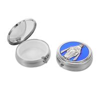 SEWOART 2 Piezas Estuche de Recuerdos Cristianos de Aleación de Zinc Azul