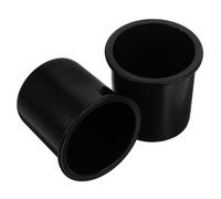 SEWOART 2 Piezas Portavasos Empotrado para Latas De Bebidas Soporte para Barco Y RV De Plástico 4.25 X 4.13 X 4.13 in para Asientos De Cine Y Mesas De Póquer