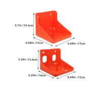 SEWOART 2 Piezas Soporte Reforzado para Bloques de Mineral Bandeja Resistente para Alimentación de Ganado Caja para de Fácil para Ovejas y Caballos