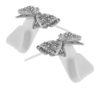 SEWOART 2 Piezas Unidades Ganchos para Reposacabezas de Coche con Brillo Organizador Trasero para Bolsos y Botellas Gancho para Asiento Trasero Accesorios Automotrices Decorativos