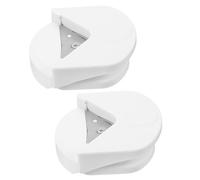 SEWOART 2 Punzones Redondeadores de Esquinas R4 para Papel y Fotos Cortadores Prácticos de Cartulina y Tarjetas Herramienta Compacta para Manualidades y Álbumes de Recortes Color