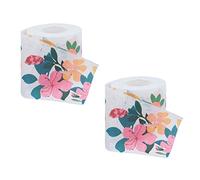 SEWOART 2 Rollos Papel Higiénico Estampado Colores Diseño Seguro y Biodegradable para Baño y Mesa, Suave Blanqueo, Adecuado para Uso Doméstico y Desechable