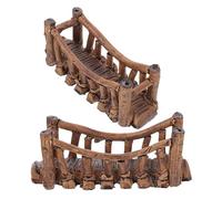 SEWOART 2 Unidades Adornos De Paisaje En Miniatura Pecera Maqueta Decoración De Jardín Zen Decoración De Micropaisajes Accesorios De Casa De Muñecas Light Brown