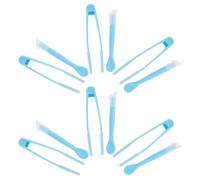 SEWOART 20 Aplicadores para Lentes de Contacto Ventosa y Punta, Herramienta Portátil Antideslizante para Inserción y Extracción, Color Azul, Estuche Transparente para Cuidado y