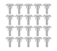 SEWOART 20 Piezas 100 Tornillos de Apriete Metálicos para Prensatelas de Máquina de Coser, Tornillos de Fijación para Placa de Aguja, Accesorios de Repuesto para Costura y Manualidades,