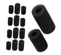 SEWOART 20 Piezas Cubierta de algodón de Entrada de Agua del Acuario pecera Kit de Esponja de Filtro de Acuario Esponja de pre -Filtro del Tanque Cerro Black