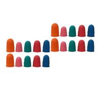 SEWOART 20 Piezas Dedales De Goma Púas De Pulgar Protector De La Cubierta Del Punta Del Para Contar Dinero Manga Del Móvil Empuñaduras De Pulgar Cubre Dedos Caucho Fluorado