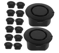 SEWOART 20 piezas Tapones de Goma para Parachoques de Unidades Cubiertas Redondas para Radar Delantero y Trasero Protectores de Carrocería para Coches Suvs y Camiones