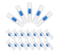 SEWOART 20 Unidades de Reguladores de Flujo para Tubos Médicos, Válvulas de Plástico Blanco Control Preciso y Diseño Fácil de Usar para Laboratorios y Procedimientos Médicos