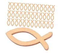 SEWOART 200 Piezas Adornos de Peces de Madera Hueca para Colgar Decoración Marítima Mediterránea DIY para Pintar Ornamentos de Animales Marinos para Manualidades Infantiles y Decoración