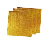 SEWOART 200piezas Papel De Aluminio Dorado Para Envoltorios De Dulces De Aluminio Paquete Para Envolver Regalos De Chocolate