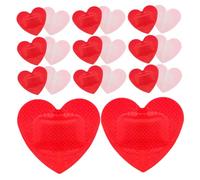 SEWOART 20piezas Forma De Corazón Transpirables y Autoadhesivas Flexibles y Lindas Adultos Para Cubrir Pequeñas Heridas Estilo