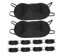 SEWOART 24 Piezas de Ojos para Dormir de Viaje Cubiertas de Sombra Ocular de Poliéster con Banda Elástica Ocular de Bloqueo Total de Luz para Fiesta Viajes Avión y Descanso