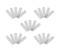 SEWOART 25 Piezas de Mosquitera Adhesiva Negra 5x5 Cm para Ventanas y Puertas, Malla Autoadhesiva Resistente al Desgarro para Reparación de Pantallas, Kit Práctico para Uso