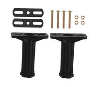 SEWOART 2juegos Estructura Del Reposapiés De Acero Resistente Patas De Cama De Plástico Forma t Soporte Ajustable Para Muebles Para Montaje Cama o Almacenamiento