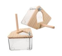 SEWOART 2piezas Caja De Anidación para Periquitos Casa De Translucido para Cría De Aves Nido Seguro y Fácil De Instalar Accesorios para Aves Jardines y Parques