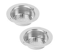 SEWOART 2piezas Filtro Fregadero Colador Cesta Baño Tapón Lavabo Filtro Rejilla Desague