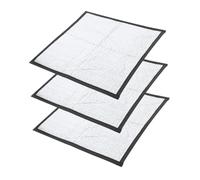 SEWOART 3 Piezas Almohadilla Reflectante para Reptiles Estera de Calentamiento de Tortuga Almohadilla de calefacción para Reptiles película revestida de Aluminio Plata