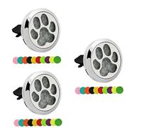 SEWOART 3 Piezas Clip De Ventilación De Coche De Aromaterapia Ambientador Recargable Para Coche Pequeño Humidificador Difusor Ambientador Aromaterapia Solida Para Autos Difusor Para