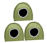 SEWOART 3 Piezas Nido De Hámster Ropa De Cama para Cobayas Preciosa Casa De Hámster Cama De Hámster Flexible Cama De Conejillo De Indias Casa De Chinchilla De Invierno Hurón Cama Esponja