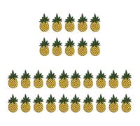 SEWOART 30 pegatinas bordadas para decoración de cortinas, pegatinas de piña, apliques tropicales, parches de dibujos animados, manualidades, parches bordados