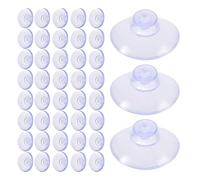 SEWOART 300 Piezas 300 Ventosas Pequeñas Transparentes de 20 MM para Mesa y Ventana de Vidrio, Anticolisión y Antideslizantes, Adhesión Duradera sin Ganchos para Decoración y Exhibición en