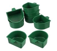 SEWOART 30piezas Bebedero y Comedero para Loros con Abrazadera Comedero Colgante para Loros de Plástico Suitable For Bird Cage Feeding Scenario