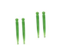 SEWOART 4 Piezas Barra De Belleza Acupresión Punto Masajeador De Ojos Masajeador Facial Palo De Masaje Herramienta De Masaje Para La Mano Reflexología Calcetines Cera De Abejas Green