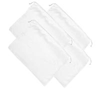SEWOART 4 Piezas Bolsa de Almacenamiento de Satén Negro Bolsas Cordón para Guardar Cosas de Pequeñas para Joyería Dulces o Regalos Decorativos