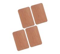 SEWOART 4 Piezas Chips De Rectángulo Astillas De Español Condimento Para Cigarros Tablones De Astillas De Revestimiento Madera Marrón Claro