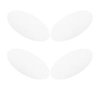 SEWOART 4 Piezas de Difusores de Pantalla de Lámpara Acrílico Redondo Blanco para Renovación Rápida Distribución Uniforme de Luz y Diseño Elegante para Comedor