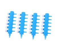 SEWOART 4 Piezas Distribuidor de Flujo de Aire para Acuario Vías con Válvula Reguladora de Divisor de Bomba de Aire para Tanques de Peces Accesorio Profesional para Conexión de Agua