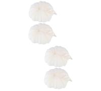 SEWOART 4 Piezas gran bola de baño esponja de baño de ducha esponja natural accesorios cocinita lanyard bola de ducha de de burbujas de a Educación física Beige