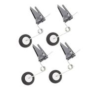 SEWOART 4 Piezas RC Plane Tail Wheel Assembly Precise For Model Aircraft Easy DIY Installation Compatible with Small RC Planes Protective Undercarriage For Outdoor Flying