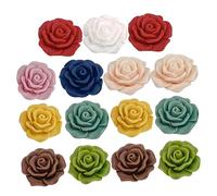 SEWOART 45pcs Joyas De Rosas Para Manualidades Decoración De Flores Para Funda De Teléfono y Diadema