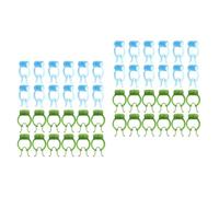 SEWOART 48 Piezas clip corrector de nariz tapón de sangrado nasal tapones caseros para hemorragias nasales ejercitador pulmonar nasal clips para el cuidado de la epistaxis Eva
