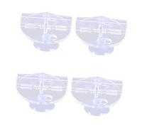 SEWOART 4Piezas Clip para Acuario De Soporte con Ventosas Accesorios Transparentes para Peces para Separadores De Acuario