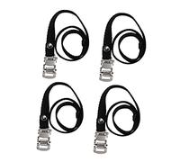 SEWOART 4piezas Correa para Pedal De Bicicleta Resistente Desgaste De Nylon para y Fixed Gear Compatible Mayoría De Bicicletas Estáticas